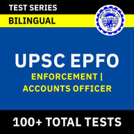 UPSC EPFO Enforcement / Accounts Officer 2023 | Complete Bilingual online Test Series By Adda247